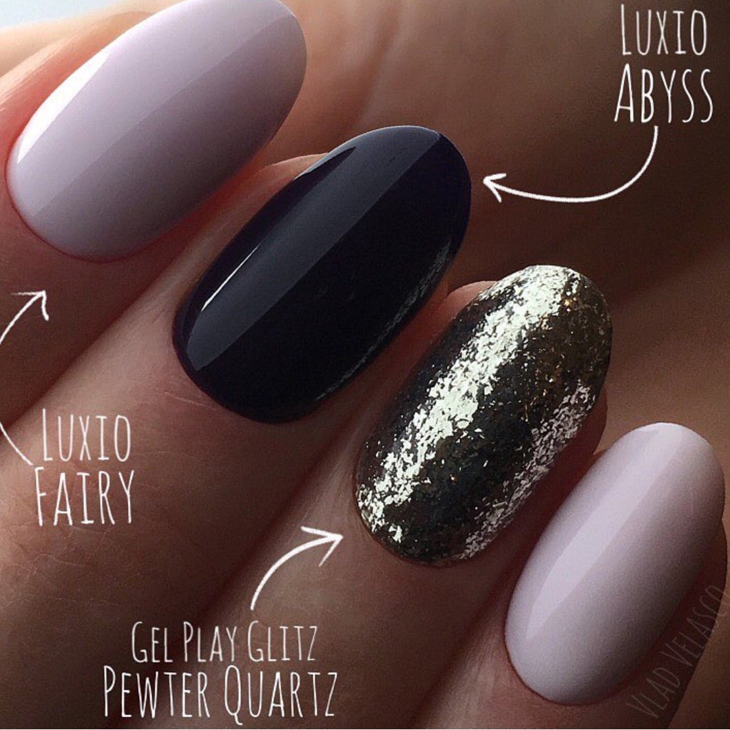 AKZENTZ GEL PLAY - GLITZ PEWTER QUARTZ