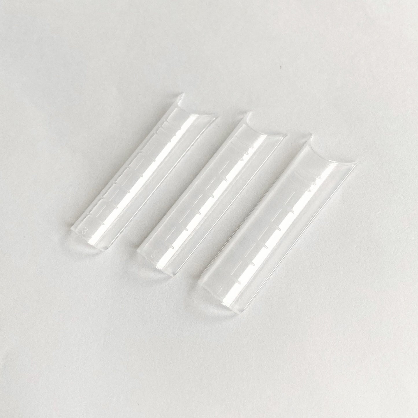 Dual Nail Forms #2 clear for acrygel, polygel, 120 pc