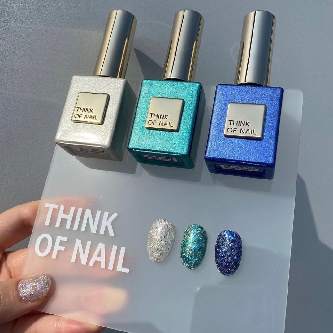 THINK OF NAIL Full Set (3X 8ml) of 3 GLITTER COLLECTION