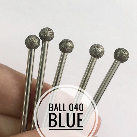 Nail Bit Ball 040 Blue (1pc, Belarus)