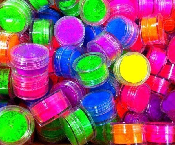 Neon Color Powder (set of 6 pigments)