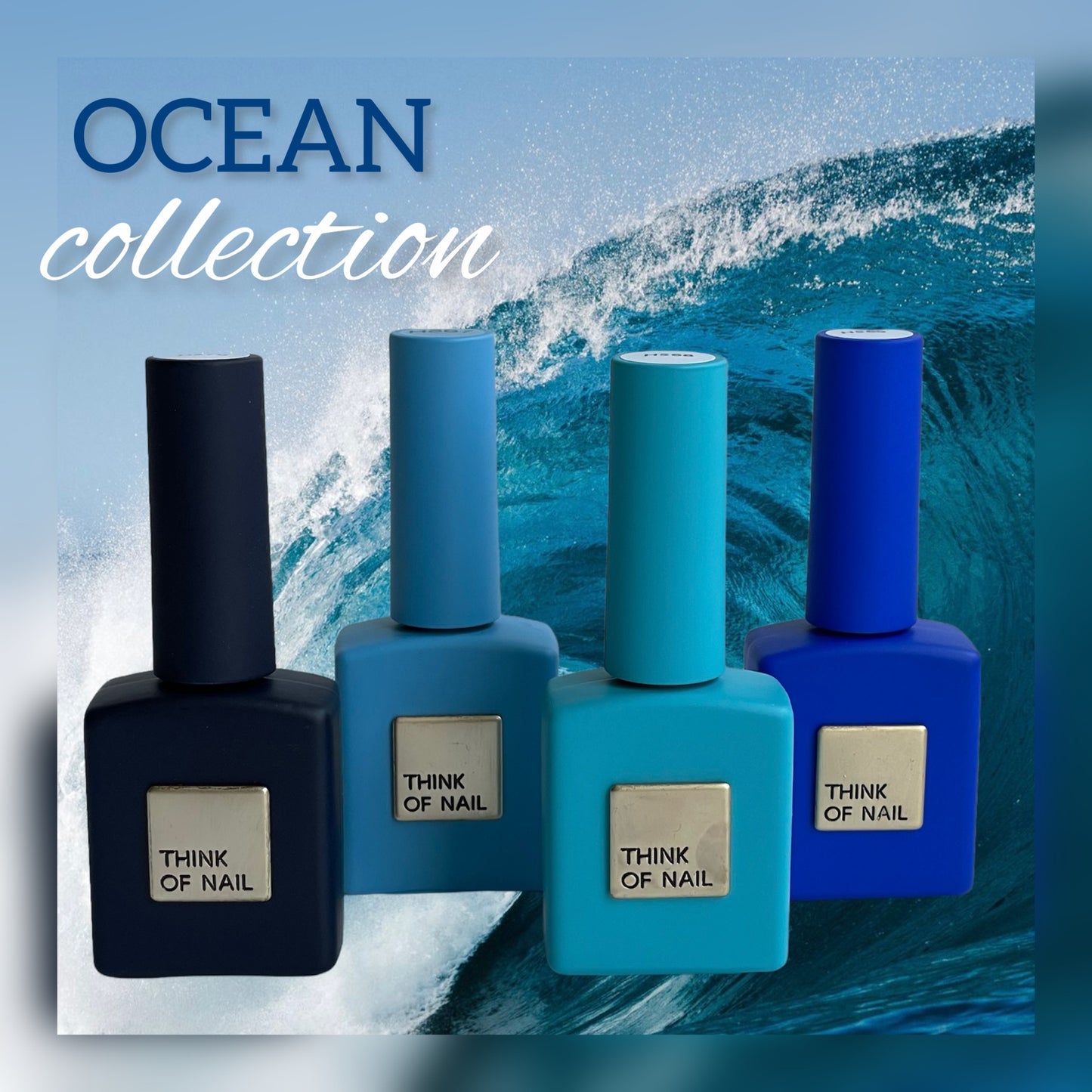 THINK OF NAIL Full Set (4 x 10ml) THINK OF OCEAN COLLECTION