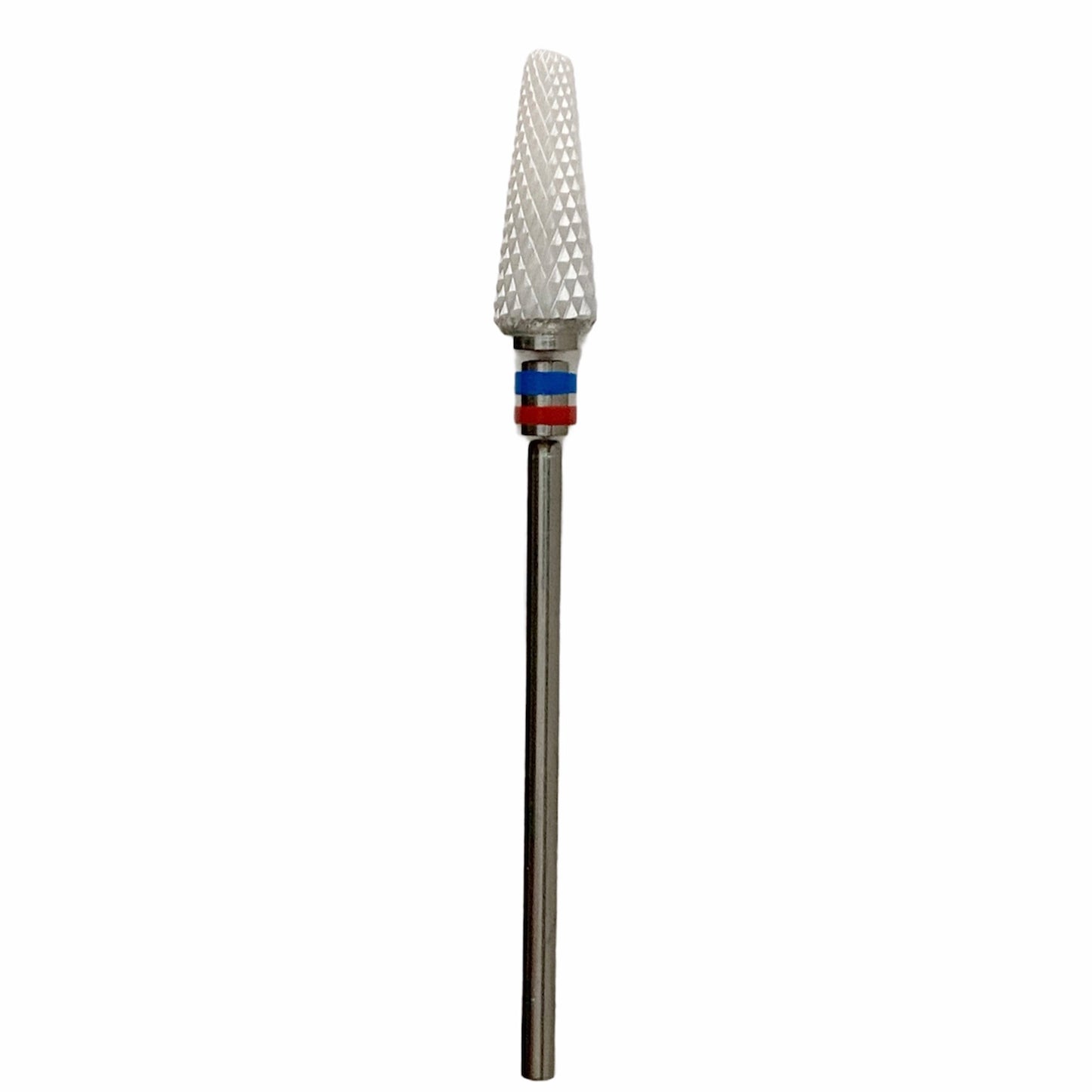 Ceramic Nail Bit for Removal Cone, Red+Blue, Right handed