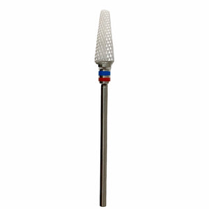 Ceramic Nail Bit for Removal Cone, Red+Blue, Right handed