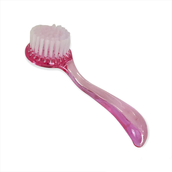Brush for nail dust, 1pc, pink.