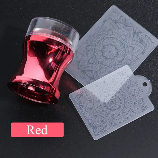 Clear Stamp Kit, red color, 1 pc