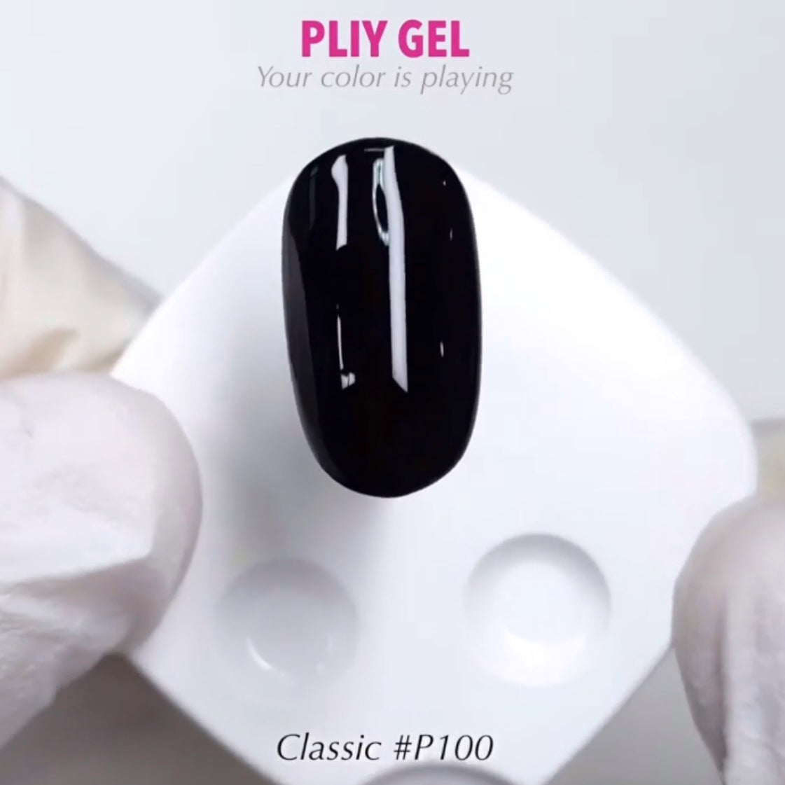 PLIY Gel Color P100, black (10 g)
