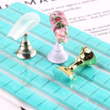 Nail Stand for 5 tips, GOLD or WHITE
