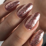 AKZENTZ GEL PLAY - GLITZ ROSE GOLD LEAF
