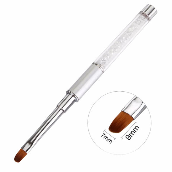 Nail Brush Oval 7mm, Synthetics