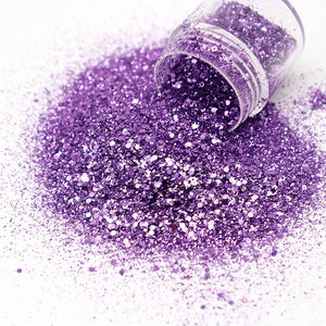 Glitter for  nail, purple