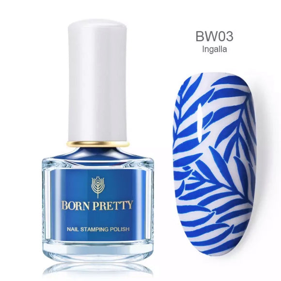 Born Pretty Polish for stamping (Blue BW03)
