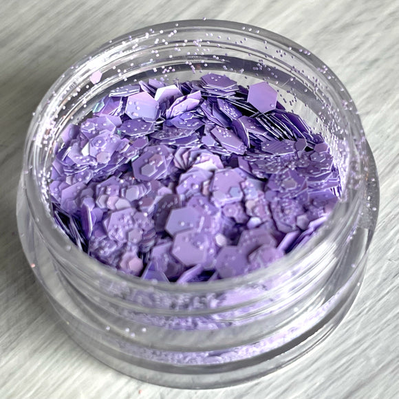 Glitter for  nail, purple