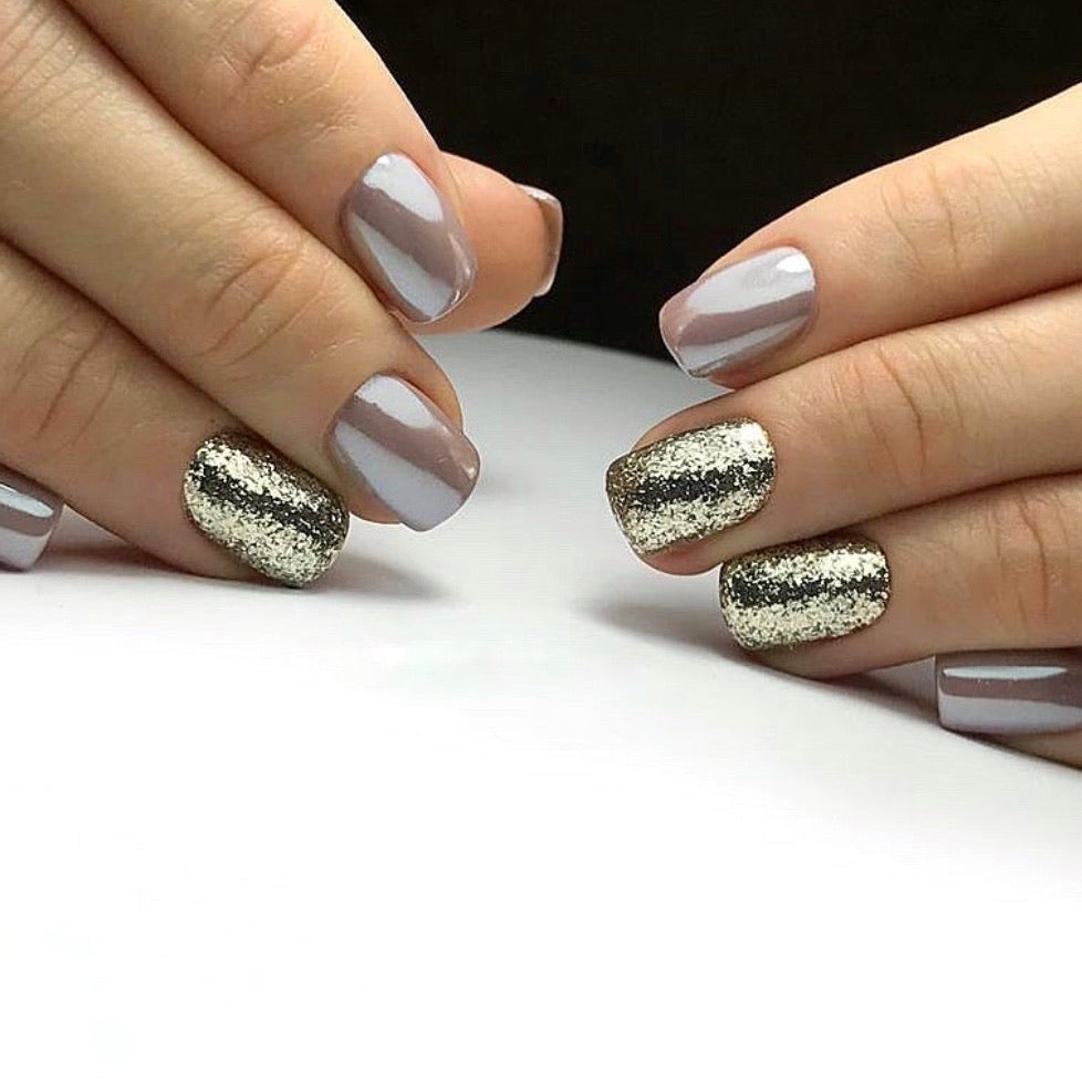 AKZENTZ GEL PLAY - GLITZ PEWTER QUARTZ
