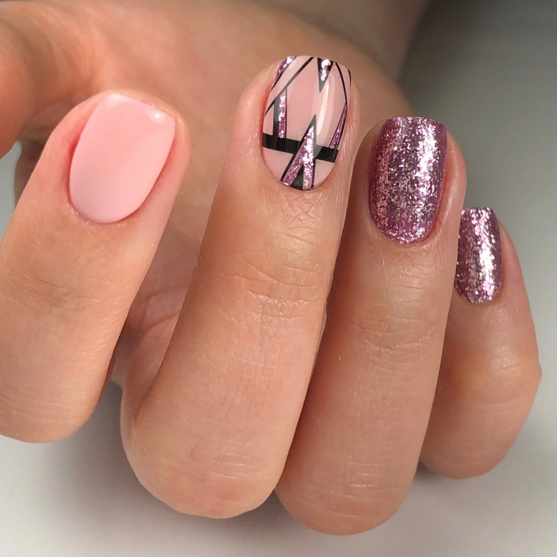 AKZENTZ GEL PLAY - GLITZ Pink Diamond