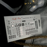 Slider foil 28 silver
