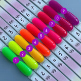 FARB Professional  NEON RUBBER BASE #8,  15 ml
