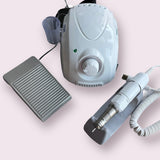 Nail Drill Set Marathon Champion 3 White SH20N (New! Made in Korea)