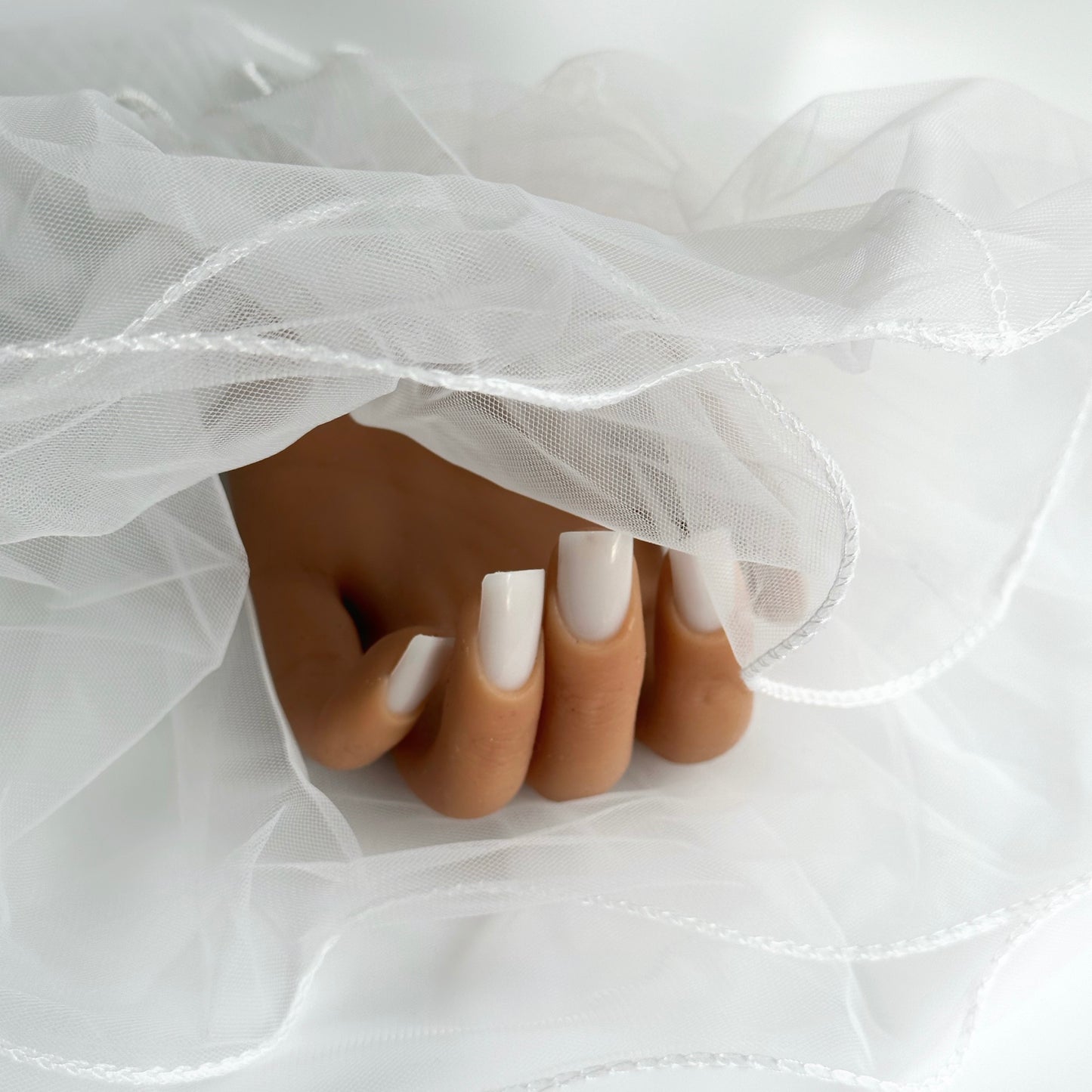 Fake sleeve for nail photos, 2pc.