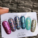 AKZENTZ GEL PLAY - GLITTER CRUSH MAGENTA