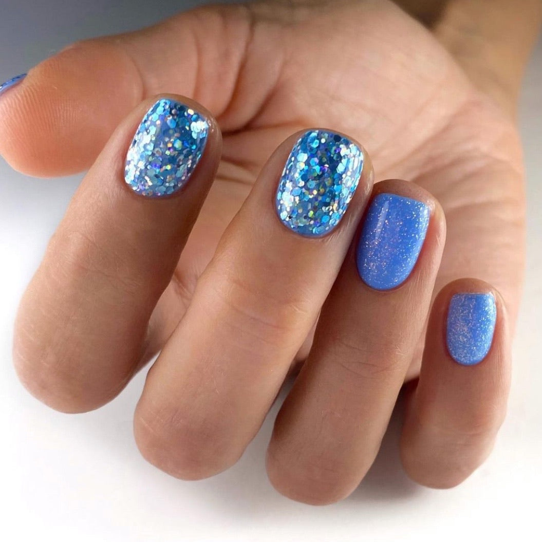 AKZENTZ GEL PLAY - GLITTER BLUE CRUSH