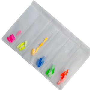 Neon Crystals for nail design (Drops)  30pc