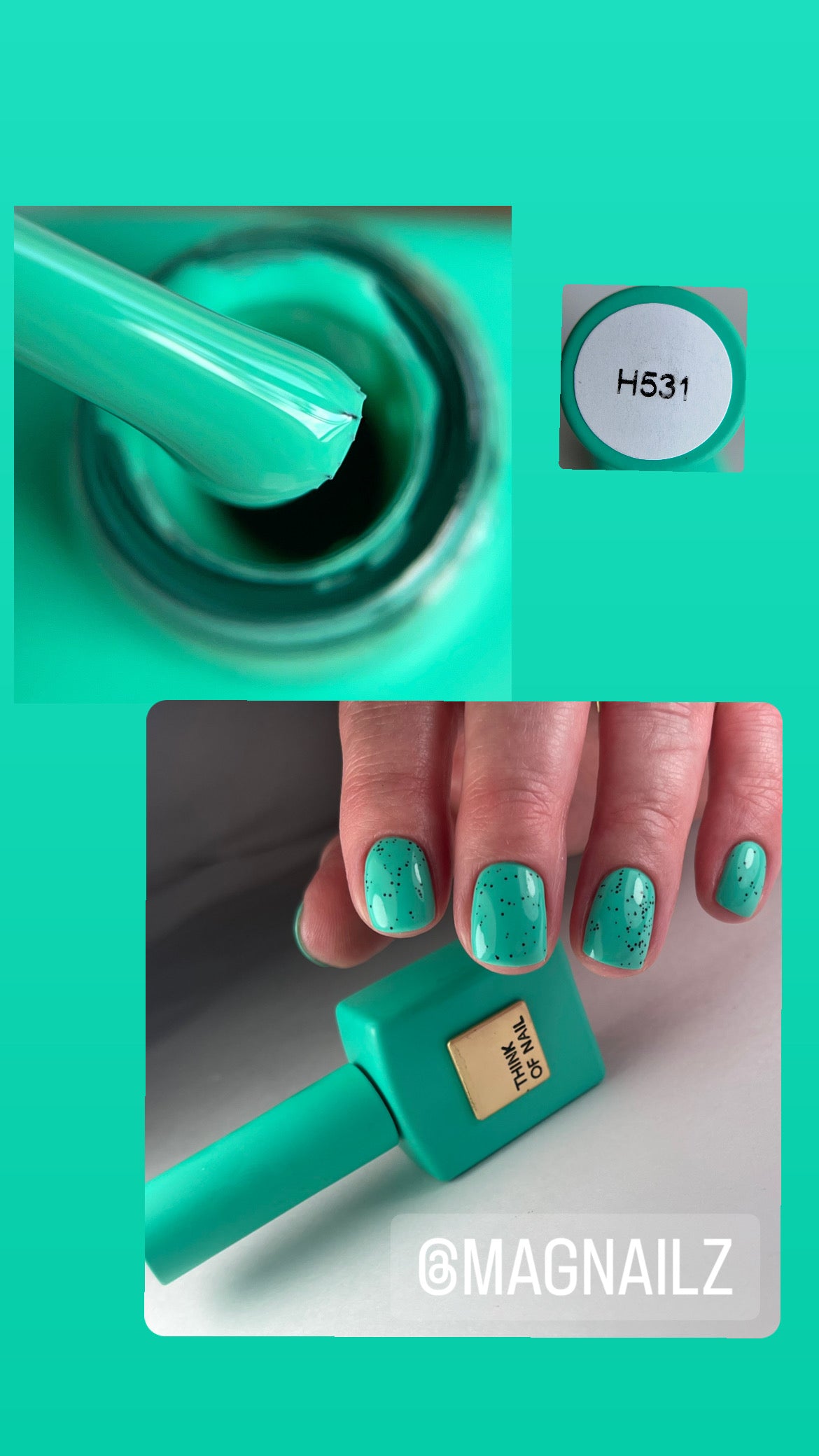 THINK OF NAIL H531 Gel Color  - ONE COAT COLLECTION (10ml)