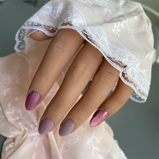 Fake sleeve for nail photos, 2pc.