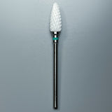Ceramic Nail Bit for Removal (Bullet, green ) Left Hand 1pc