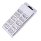 Dual Nail Forms #1 "Square" clear for acrygel, polygel, 100pc
