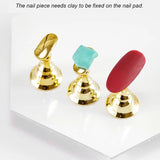Nail Stand for 5 tips, GOLD or WHITE