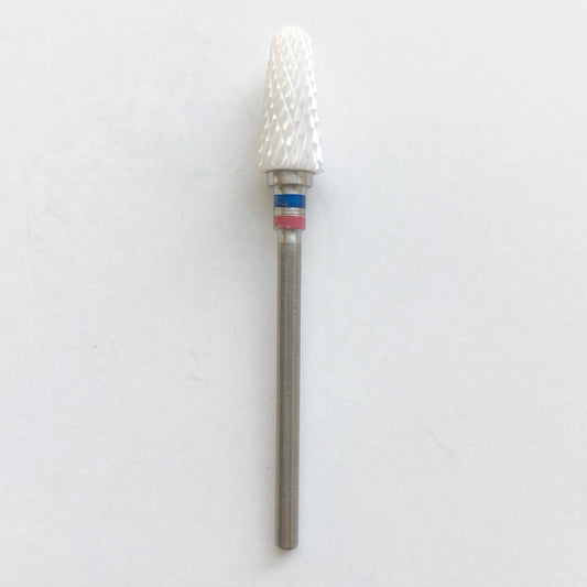 Ceramic Nail Bit for Removal Cone, Red+Blue(2), Right handed