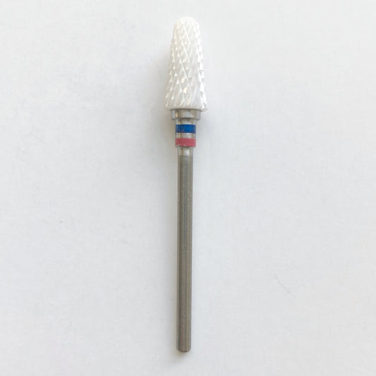 Ceramic Nail Bit for Removal Cone, Red+Blue, Right handed