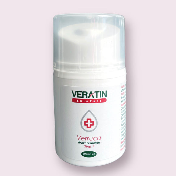 Veratin Verruca step #1 Warts remover cream 30ml.