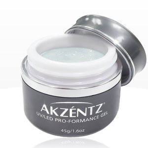 AKZENTZ PRO-FORMANCE HARD GEL- TRINITY CLEAR (45g)  ALL-IN-ONE