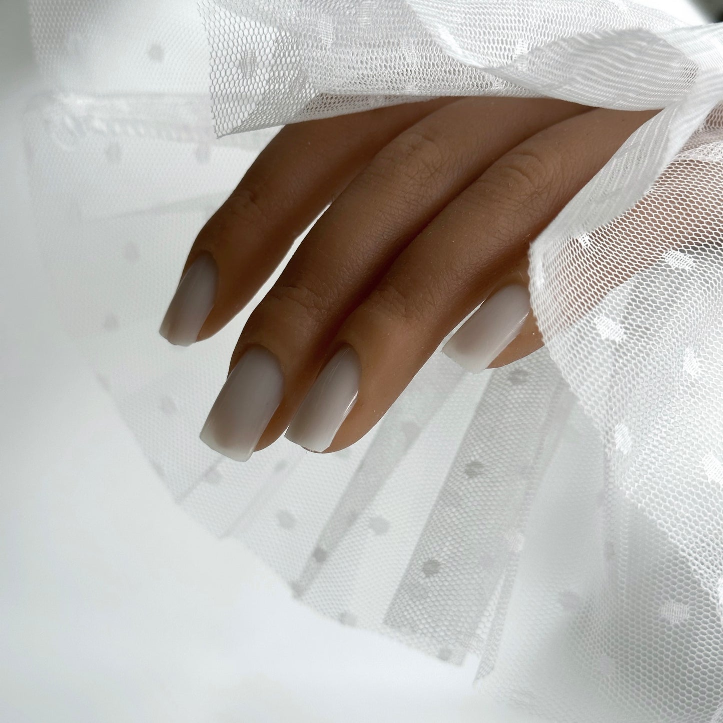 Fake sleeve for nail photos, 2pc.