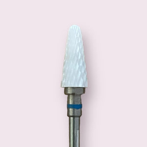 Ceramic Nail Bit for Removal Cone, Blue(medium), for right handed