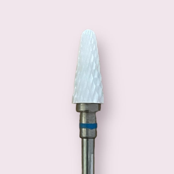 Ceramic Nail Bit for Removal Cone, Blue(medium), for right handed
