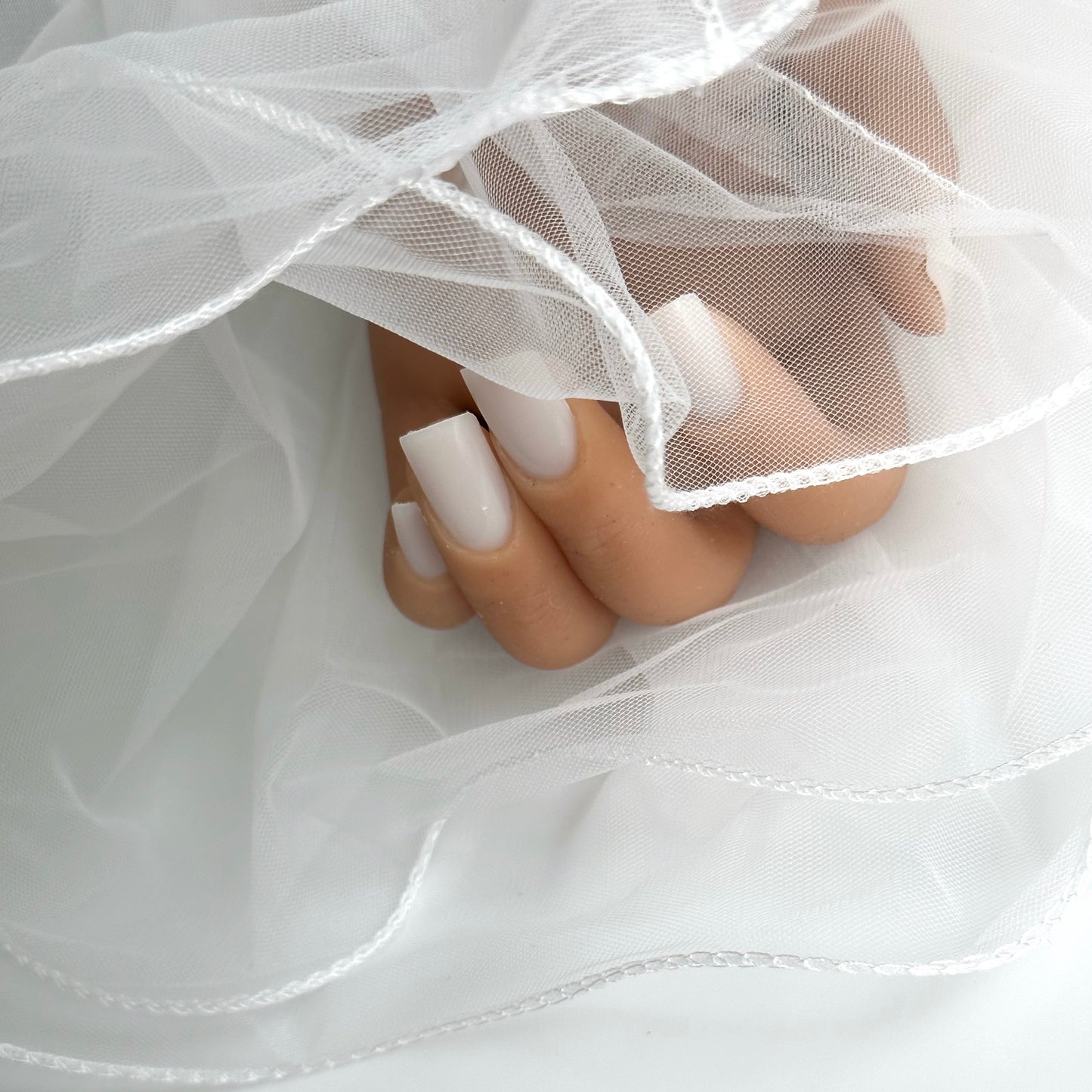 Fake sleeve for nail photos, 2pc.