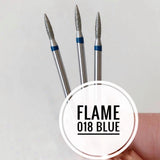 Nail Bit Flame 018 Blue (1pc. Kazan)