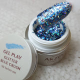AKZENTZ GEL PLAY - GLITTER BLUE CRUSH