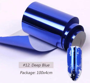 Design Foil, Blue, 40x1000mm