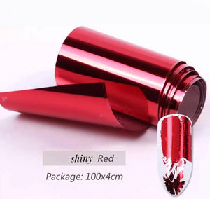 Design Foil, Red, 40x1000mm