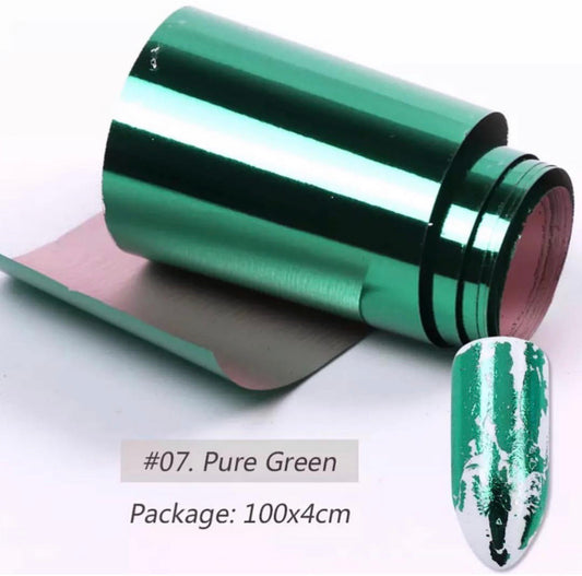 Design Foil, green, 40x1000mm